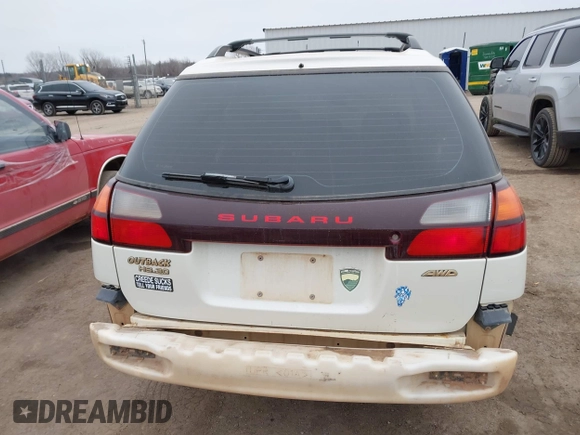 2002 Subaru Legacy Outback VDC with VIN 4S3BH896827655881, listed as a IAAI auction lot 41498930 with 219,672 mi miles and . Bid and sale history available at DreamBid. Image 16.