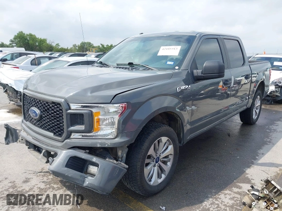 2018 Ford F-150 XL with VIN 1FTEW1EP4JFE22867, listed as a IAAI auction lot 42105313 with 185,175 mi miles and . Bid and sale history available at DreamBid. Image 18.