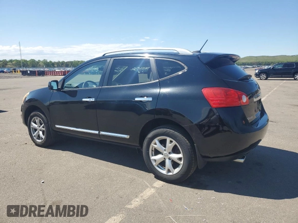 2011 Nissan Rogue S z VIN JN8AS5MV4BW685111, wystawiony jako Copart lot #57362125 z przebiegiem 162 335 mil mil oraz Czysty tytuł • Clean title. Historia ofert i sprzedaży dostępna na DreamBid. Obrazek 2.