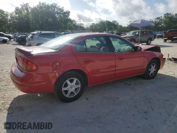 2004 Oldsmobile Alero GL1 with VIN 1G3NL52F24C200863, listed as a Copart auction lot 51545085 with 68,211 mi miles and Salvage Title. Bid and sale history available at DreamBid. Image 3.