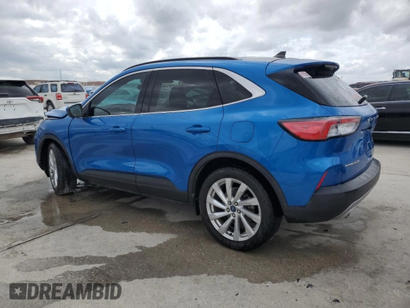 2021 Ford Escape Titanium Hybrid with VIN 1FMCU0DZ2MUB19625, listed as a Copart auction lot 78103914 with 86,861 mi miles and Clean title. Bid and sale history available at DreamBid. Image 2.