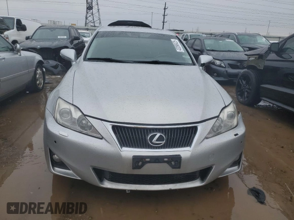 2011 Lexus IS 350 with VIN JTHCE5C22B5001387, listed as a Copart auction lot 43268425 with 147,066 mi miles and Salvage title. Bid and sale history available at DreamBid. Image 5.