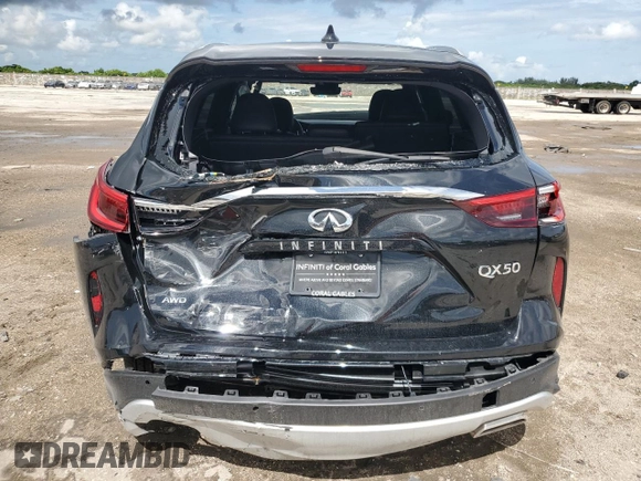 2023 Infiniti QX50 AUTOGRAPH with VIN 3PCAJ5DB9PF117842, listed as a Copart auction lot 65192054 with 1,000 mi miles and Non Repairable. Bid and sale history available at carsss.com. Image 6.