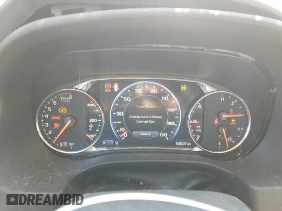 2021 GMC Acadia Denali with VIN 1GKKNXLS9MZ223742, listed as a Copart auction lot 44732335 with 54,007 mi miles and Salvage title. Bid and sale history available at DreamBid. Image 9.