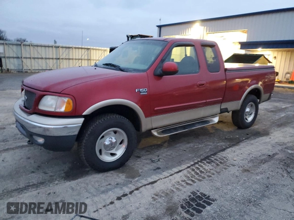 2000 Ford F-150 XL with VIN 1FTRX18W6YNA00102, listed as a Copart auction lot 81419024 with 162,953 mi miles and Non Repairable. Bid and sale history available at carsss.com. Image 1.