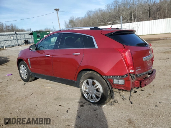 2011 Cadillac SRX Luxury Collection with VIN 3GYFNDEY3BS579105, listed as a Copart auction lot 46162875 with 130,539 mi miles and Salvage Title. Bid and sale history available at carsss.com. Image 2.