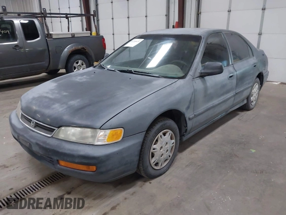 1997 Honda Accord DX with VIN 1HGCD5621VA005525, listed as a IAAI auction lot 42218121 with 196,053 mi miles and . Bid and sale history available at carsss.com. Image 2.