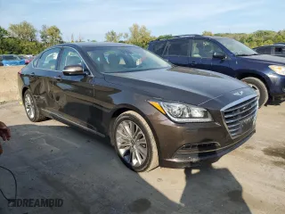 2017 Genesis G80 3.8L with VIN KMHGN4JE5HU175569, listed as a Copart auction lot 71743954 with 89,568 mi miles and Salvage Title. Bid and sale history available at carsss.com. Image 4.