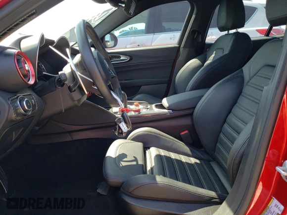 2022 Alfa Romeo Giulia Quadrifoglio with VIN ZARFAMEV2N7660872, listed as a Copart auction lot 56855623 with 14,720 mi miles and . Bid and sale history available at DreamBid. Image 7.