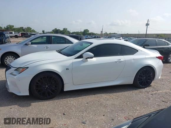 2015 Lexus RC 350 F Sport with VIN JTHHE5BC4F5008864, listed as a IAAI auction lot 42624291 with 103,427 mi miles and . Bid and sale history available at DreamBid. Image 14.