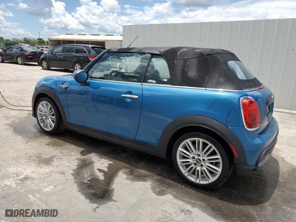 2024 MINI Convertible Cooper S with VIN WMW43DL04R3S07687, listed as a Copart auction lot 61787484 with NaN miles and Non Repairable. Bid and sale history available at carsss.com. Image 2.