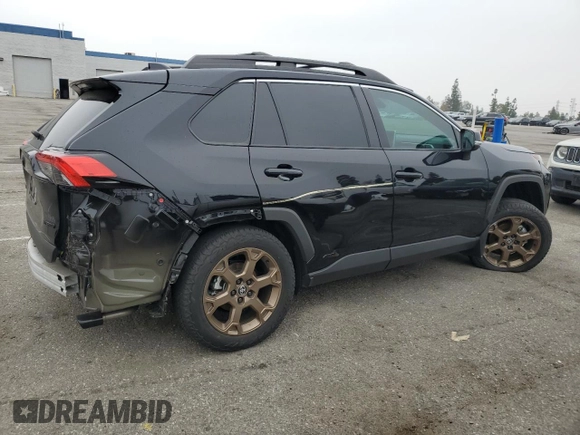 2023 Toyota RAV4 Hybrid XLE with VIN 2T3UWRFV7PW177240, listed as a Copart auction lot 55631115 with 7,655 mi miles and Salvage title. Bid and sale history available at DreamBid. Image 3.