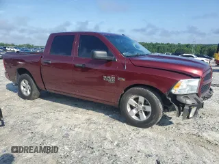 2019 Ram 1500 Express with VIN 3C6RR6KT1KG649643, listed as a Copart auction lot 60594145 with 121,740 mi miles and Salvage title. Bid and sale history available at DreamBid. Image 4.