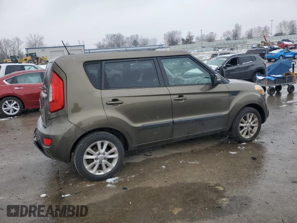 2012 Kia Soul + with VIN KNDJT2A63C7480654, listed as a Copart auction lot 45146655 with 14,293 mi miles and Salvage Title. Bid and sale history available at carsss.com. Image 3.