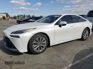 2023 Toyota Mirai XLE with VIN JTDAAAAA4PA009853, listed as a Copart auction lot 51687695 with 27,638 mi miles and Salvage Title. Bid and sale history available at DreamBid. Image 1.