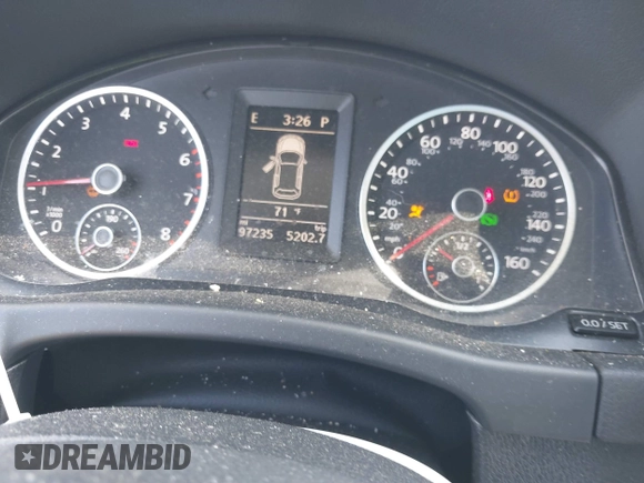 2015 Volkswagen Tiguan SE with VIN WVGAV7AX0FW544218, listed as a IAAI auction lot 41897418 with 97,235 mi miles and . Bid and sale history available at DreamBid. Image 7.