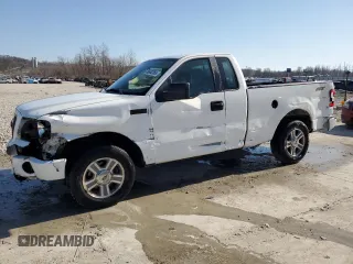 2008 Ford F-150 XL with VIN 1FTRF12W68KE15062, listed as a Copart auction lot 48682365 with 141,789 mi miles and Salvage Title. Bid and sale history available at carsss.com. Image 1.