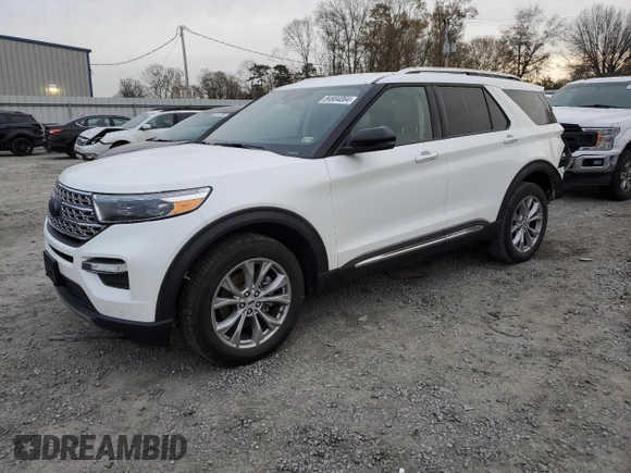 2024 Ford Explorer Limited with VIN 1FMSK8FH5RGA74870, listed as a Copart auction lot 84684064 with 17,073 mi miles and Salvage Title. Bid and sale history available at carsss.com. Image 1.