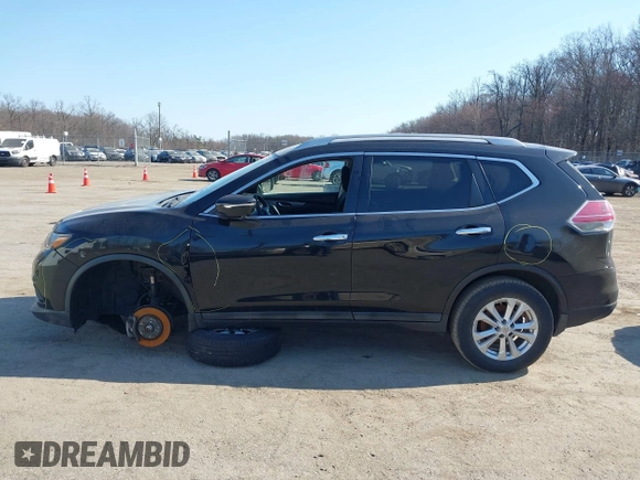 2015 Nissan Rogue SL with VIN 5N1AT2MV7FC912897, listed as a IAAI auction lot 41780048 with 147,889 mi miles and . Bid and sale history available at carsss.com. Image 15.