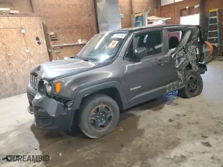 2018 Jeep Renegade Upland Edition with VIN ZACCJBAB6JPG92248, listed as a Copart auction lot 70661934 with 0 mi miles and Salvage Title. Bid and sale history available at carsss.com. Image 1.