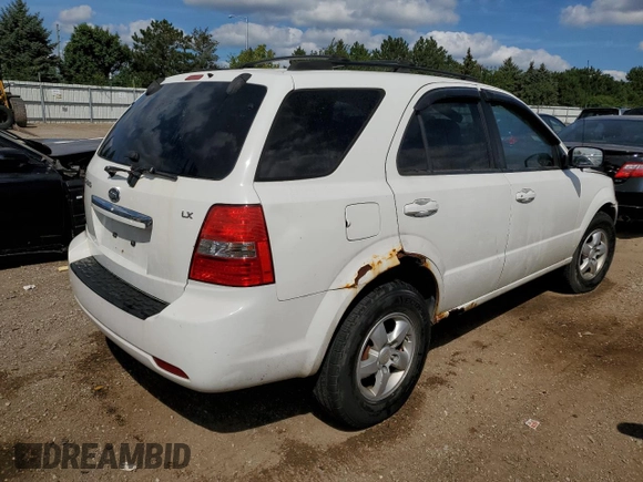 2007 Kia Sorento LX z VIN KNDJD736X75729895, wystawiony jako Copart lot #68039404 z przebiegiem 201 067 mil mil oraz Szkoda całkowita • Salvage title. Historia ofert i sprzedaży dostępna na DreamBid. Obrazek 3.