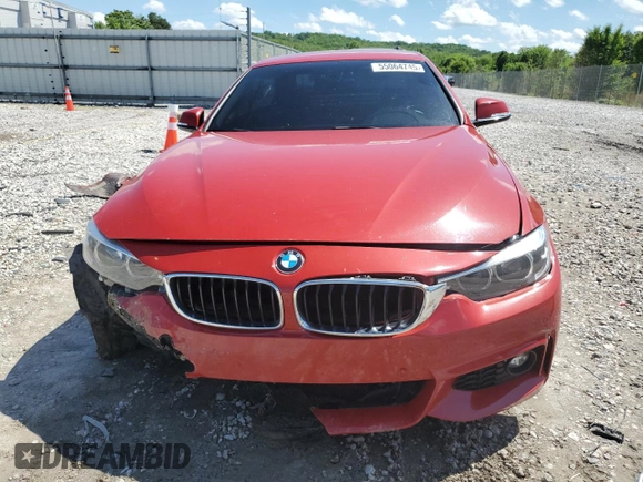 2018 BMW 4 Series 430i with VIN WBA4Z1C55JEC60810, listed as a Copart auction lot 55064745 with 113,303 mi miles and Salvage title. Bid and sale history available at DreamBid. Image 5.