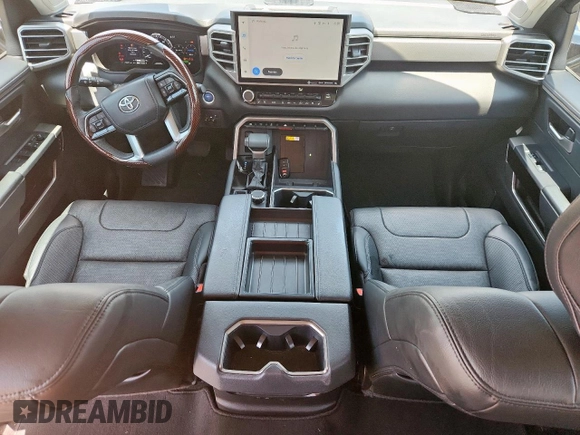 2022 Toyota Tundra Limited Hybrid with VIN 5TFJC5EC3NX001878, listed as a Copart auction lot 64201395 with 24,607 mi miles and Clean title. Bid and sale history available at DreamBid. Image 8.