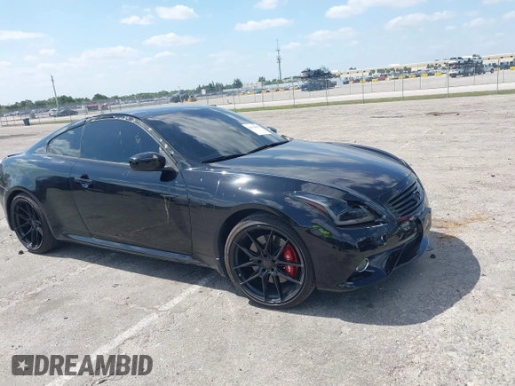2013 Infiniti G37 Coupe IPL with VIN JN1CV6EK6DM923113, listed as a IAAI auction lot 42114063 with 79,381 mi miles. Bid and sale history available at carsss.com. Image 1.