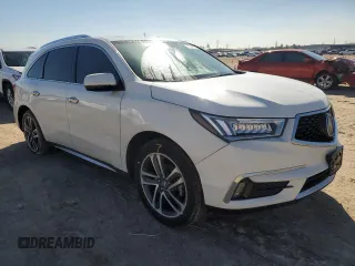 2017 Acura MDX w/Advance Pkg with VIN 5FRYD4H82HB013451, listed as a Copart auction lot 43388825 with 82,893 mi miles and Salvage Title. Bid and sale history available at carsss.com. Image 4.