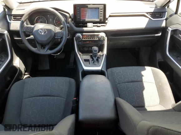 2022 Toyota RAV4 XLE with VIN 2T3W1RFV8NW233397, listed as a Copart auction lot 65276715 with 20,956 mi miles and Salvage title. Bid and sale history available at DreamBid. Image 8.
