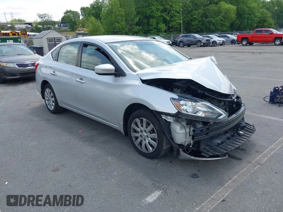 2019 Nissan Sentra S z VIN 3N1AB7AP6KY205658, wystawiony jako IAAI lot #42151392 z przebiegiem 80 395 mil mil oraz . Historia ofert i sprzedaży dostępna na DreamBid. Obrazek 1.