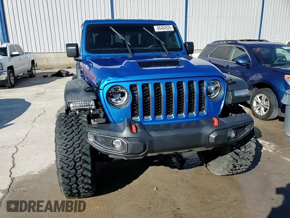 2022 Jeep Gladiator Mojave with VIN 1C6JJTEG2NL178515, listed as a Copart auction lot 46484525 with 19,975 mi miles and Non repairable. Bid and sale history available at DreamBid. Image 14.