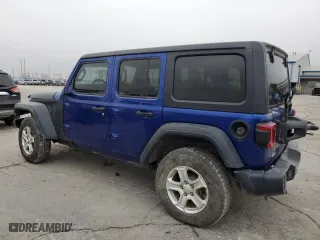 2020 Jeep Wrangler Unlimited Sport Altitude with VIN 1C4HJXDG4LW186904, listed as a Copart auction lot 43958065 with 141,677 mi miles and Clean Title. Bid and sale history available at carsss.com. Image 2.
