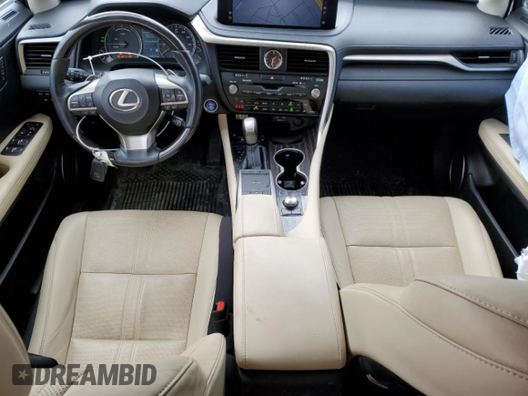 2021 Lexus RX 450h with VIN 2T2JGMDA3MC068830, listed as a Copart auction lot 47797125 with 81,622 mi miles and Non repairable. Bid and sale history available at DreamBid. Image 8.