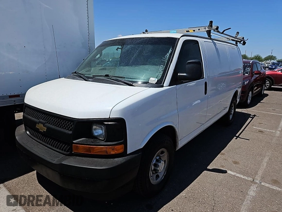 2017 Chevrolet Express Cargo z VIN 1GCWGAFF4H1326462, wystawiony jako IAAI lot #42826100 z przebiegiem 131 416 mil mil oraz . Historia ofert i sprzedaży dostępna na DreamBid. Obrazek 10.