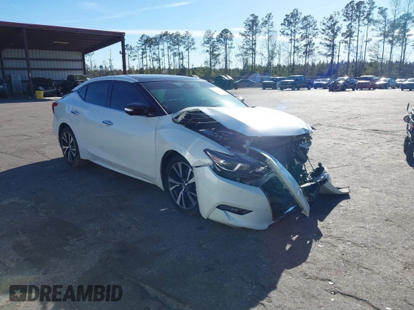 2018 Nissan Maxima S with VIN 1N4AA6AP8JC365273, listed as a IAAI auction lot 41749857 with 84,150 mi miles and . Bid and sale history available at DreamBid. Image 1.