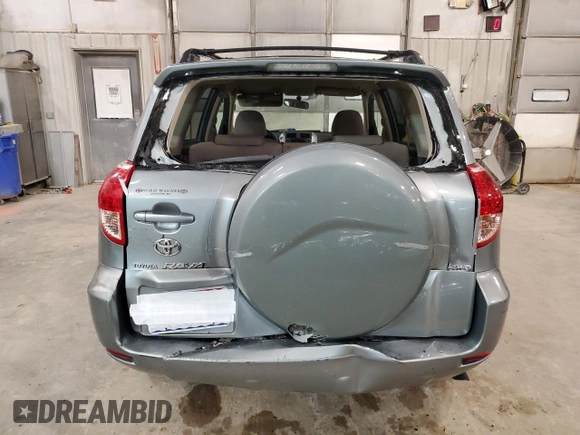 2007 Toyota RAV4 with VIN JTMBD33V776040475, listed as a Copart auction lot 85452174 with 134,196 mi miles and Salvage Title. Bid and sale history available at carsss.com. Image 6.