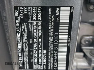 2018 Mercedes-Benz GLS 450 with VIN 4JGDF6EE0JB110183, listed as a Copart auction lot 45126624 with 85,751 mi miles and . Bid and sale history available at DreamBid. Image 14.