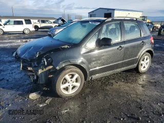2009 Suzuki SX4 Man AWD with VIN JS2YB413896204560, listed as a Copart auction lot 84070084 with 128,015 mi miles and Salvage Title. Bid and sale history available at carsss.com. Image 1.