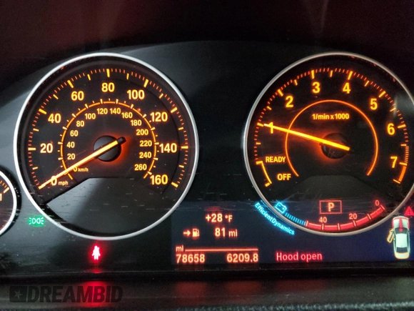 2015 BMW 4 Series 428i xDrive с VIN WBA3N5C5XFK198616, выставлен на аукционе Copart как лот 46233195 с пробегом 78 658 миль миль и Списание • Salvage title. История ставок и продаж доступна на DreamBid. Изображение 9.