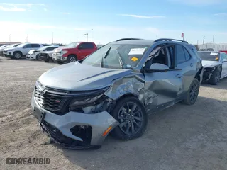 2024 Chevrolet Equinox RS with VIN 3GNAXMEG8RS130635, listed as a IAAI auction lot 41270013 with 11,968 mi miles. Bid and sale history available at carsss.com. Image 2.