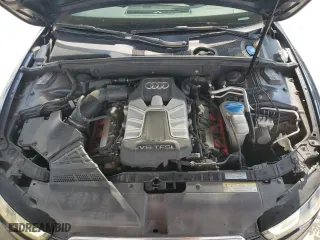 2013 Audi S5 Premium Plus with VIN WAUCGAFH5DN002067, listed as a Copart auction lot 87260334 with 138,801 mi miles and Salvage Title. Bid and sale history available at carsss.com. Image 11.