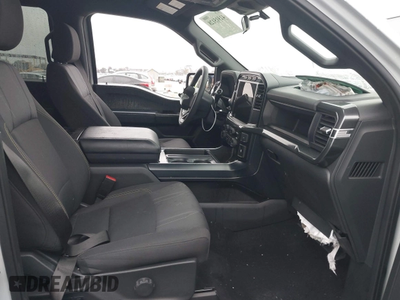 2024 Ford F-150 STX with VIN 1FTEW2KP7RFA29709, listed as a IAAI auction lot 41915128 with 5,883 mi miles and . Bid and sale history available at carsss.com. Image 5.