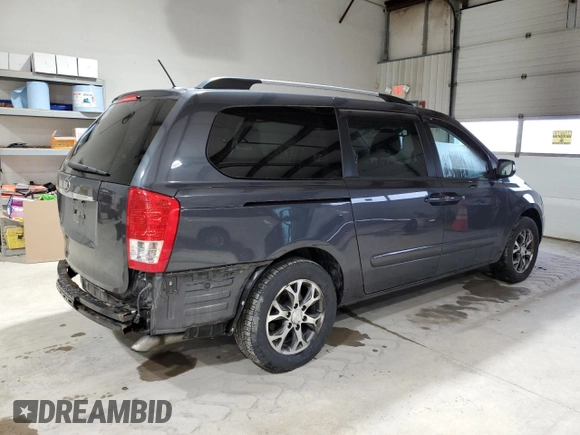 2014 Kia Sedona LX with VIN KNDMG4C77E6541368, listed as a Copart auction lot 52749305 with 130,253 mi miles and Salvage Title. Bid and sale history available at carsss.com. Image 3.