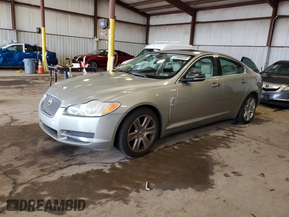 2011 Jaguar XF with VIN SAJWA0FB5BLR85673, listed as a Copart auction lot 51808035 with 186,541 mi miles and Salvage Title. Bid and sale history available at carsss.com. Image 1.