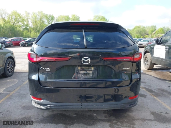 2024 Mazda CX-90 3.3 Turbo Select with VIN JM3KKAHD6R1127138, listed as a IAAI auction lot 42075856 with 26,476 mi miles. Bid and sale history available at carsss.com. Image 16.