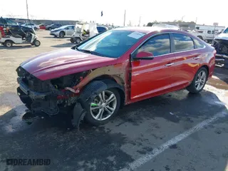 2019 Hyundai Sonata Sport with VIN 5NPE34AF2KH787482, listed as a IAAI auction lot 41540041 with 127,873 mi miles. Bid and sale history available at carsss.com. Image 2.