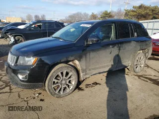 2017 Jeep Compass High Altitude with VIN 1C4NJDEB8HD190090, listed as a Copart auction lot 46407835 with 94,125 mi miles and Salvage Title. Bid and sale history available at carsss.com. Image 1.
