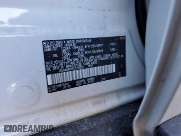 2023 Toyota Venza LE with VIN JTEAAAAH6PJ120008, listed as a Copart auction lot 47272215 with 19,208 mi miles and Salvage Title. Bid and sale history available at DreamBid. Image 15.
