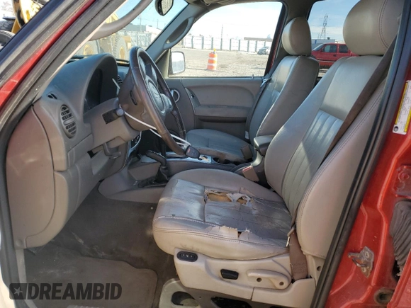 2005 Jeep Liberty Limited z VIN 1J8GL58K05W644703, wystawiony jako Copart lot #81973854 z przebiegiem Nie podano mil oraz Nie do naprawy • Non repairable. Historia ofert i sprzedaży dostępna na DreamBid. Obrazek 7.